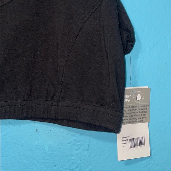 Rainbeau Black Sports Bra size XL - Picture 3 of 4